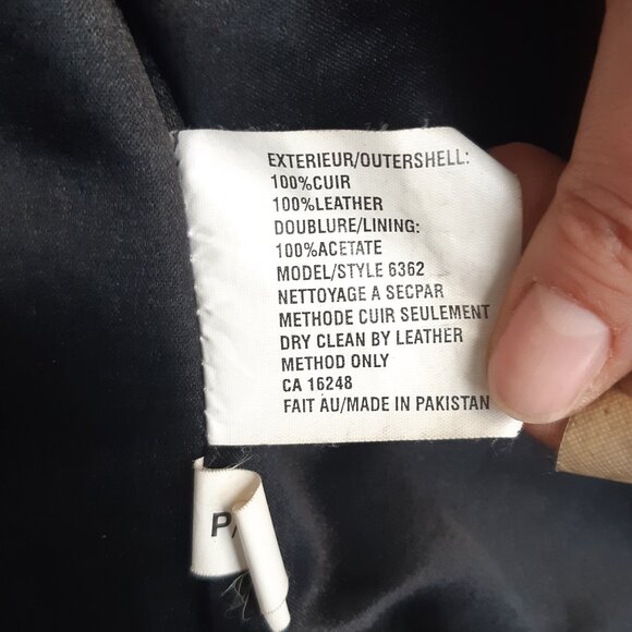 Daniel San Perfecto sleeveless genuine leather vest Medium - Picture 14 of 16